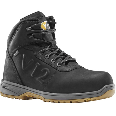 V12 Lynx Waterproof Safety Boots Black Size 12